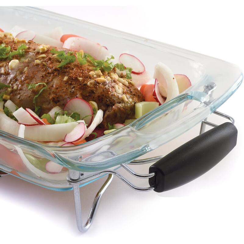 412 Adjustable Expanding Metal Trivet & Hot Plate Holder, Chrome Steel