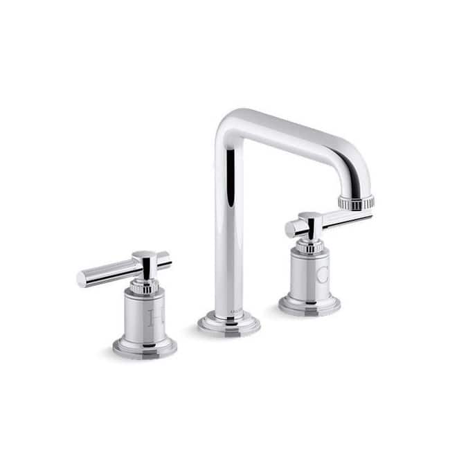 Kallista Central Park West Deck Mount Bath Faucet Lever Handles - Chrome