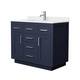 Option Dark Blue, Nickel Trim, White Quartz Top