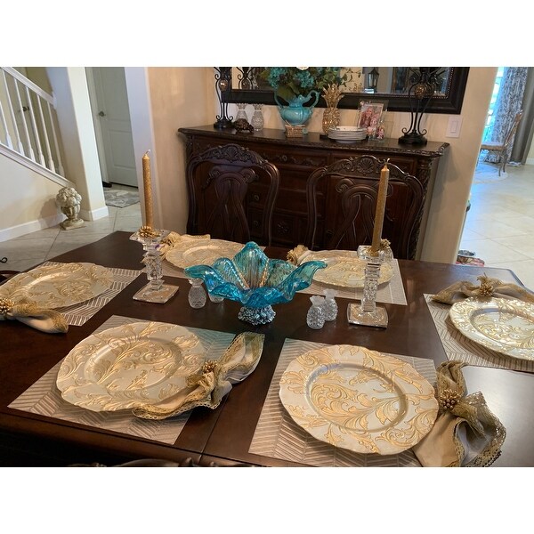 Shop Chargeit By Jay Vanessa 13 Inch Gold Charger Plate Ships