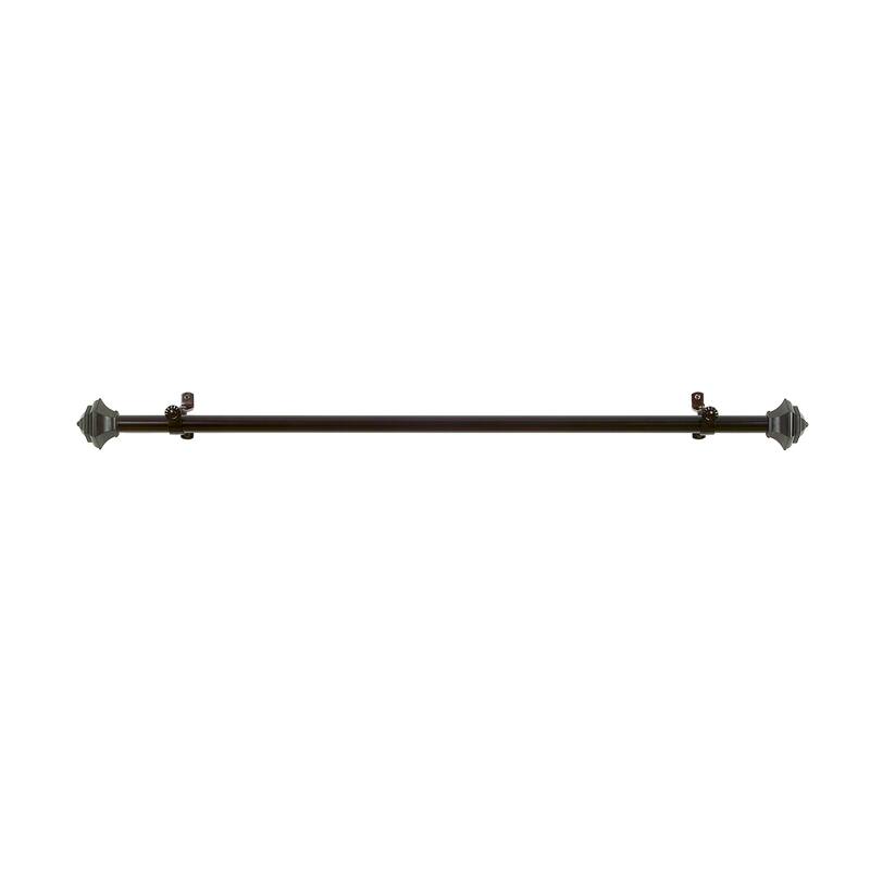 Achim Buono II Decorative Rod and Finial Jordan - 66 - 120 inches
