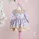 preview thumbnail 6 of 6, Floral Print Lace Guipure Special Occasion Baby Dress Set