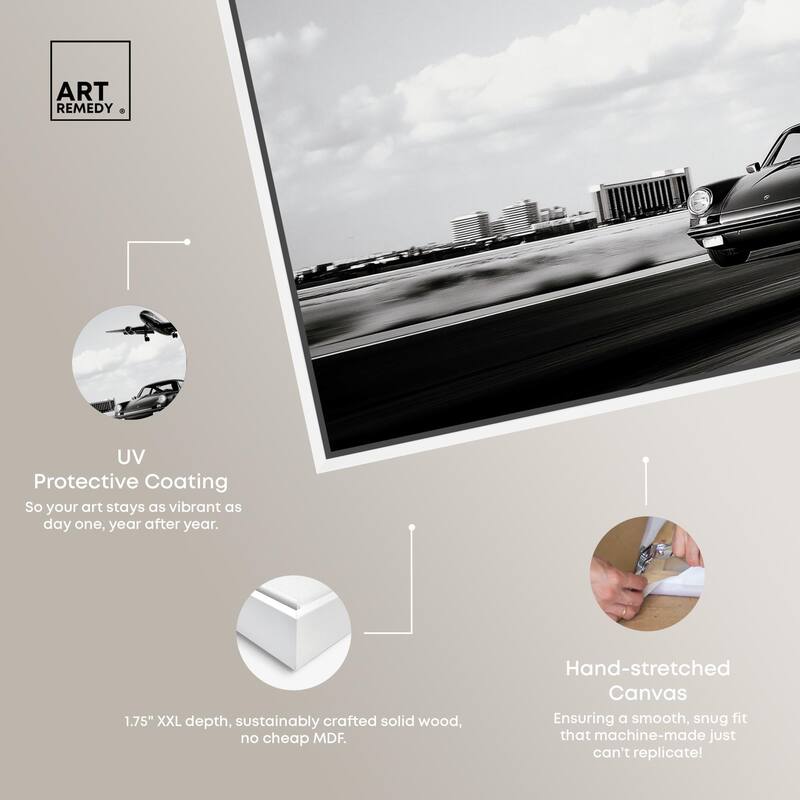 Sports Car Takeoff Canvas by Art Remedy