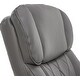 preview thumbnail 35 of 65, La-Z-Boy Sutherland Quilted Leather Executive Office Chair - High Back with Lumbar Support