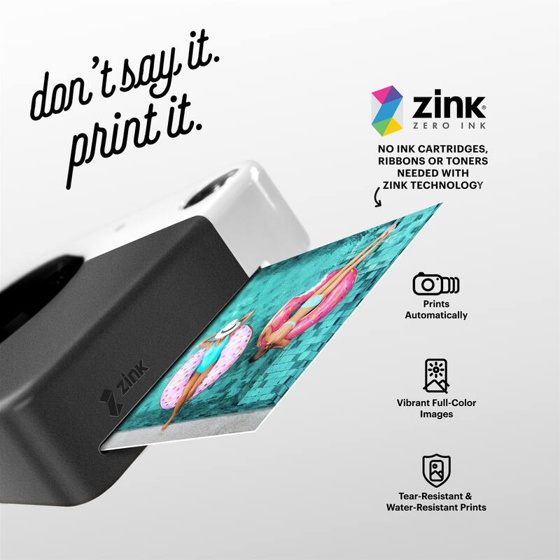 Kodak Printomatic Instant Print Camera, All-in-Bundle with Zink Paper, Photo Album & More - N/A