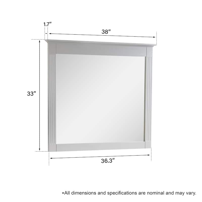 Modern 38" W Bathroom / Vanity Mirror