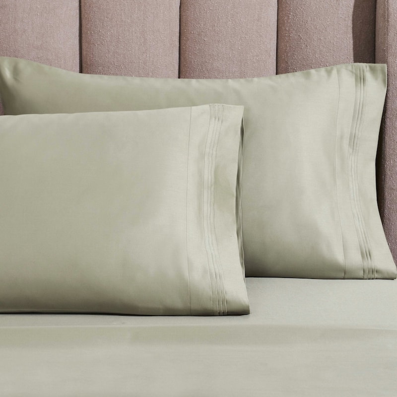 Blue Nile Mills 1500 Thread Count Egyptian Cotton Deep Pocket Solid Sheet Set