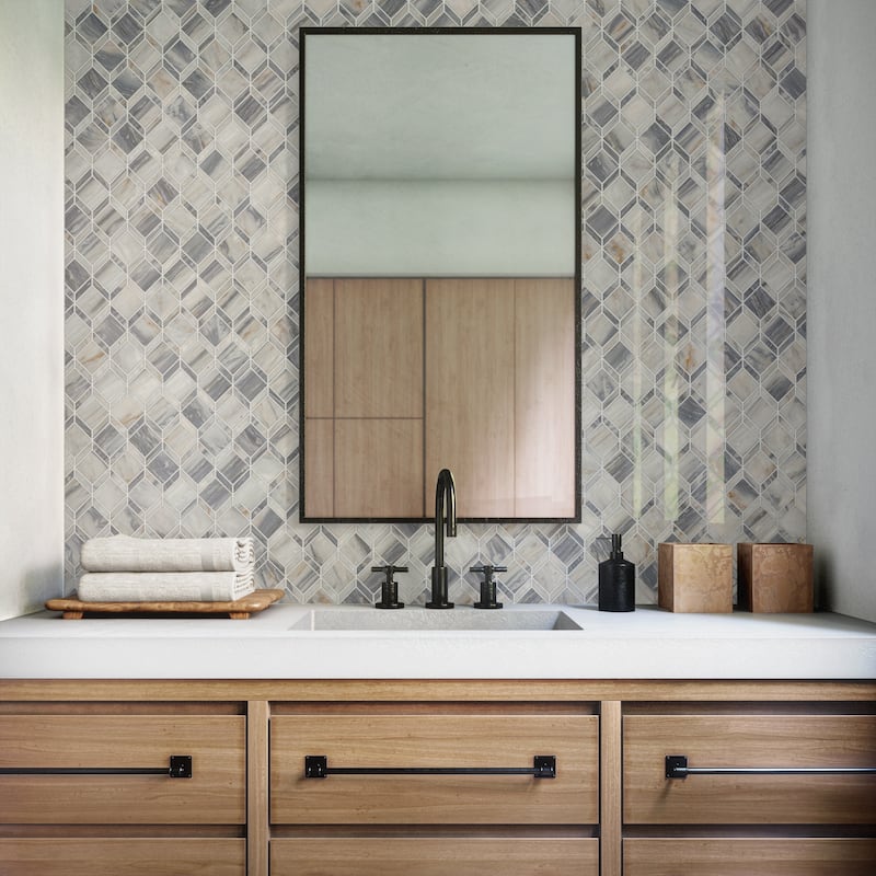 Daltile Gamma Natural Stone Balance XL Wall and Floor Mosaic Tile (Set of 10)