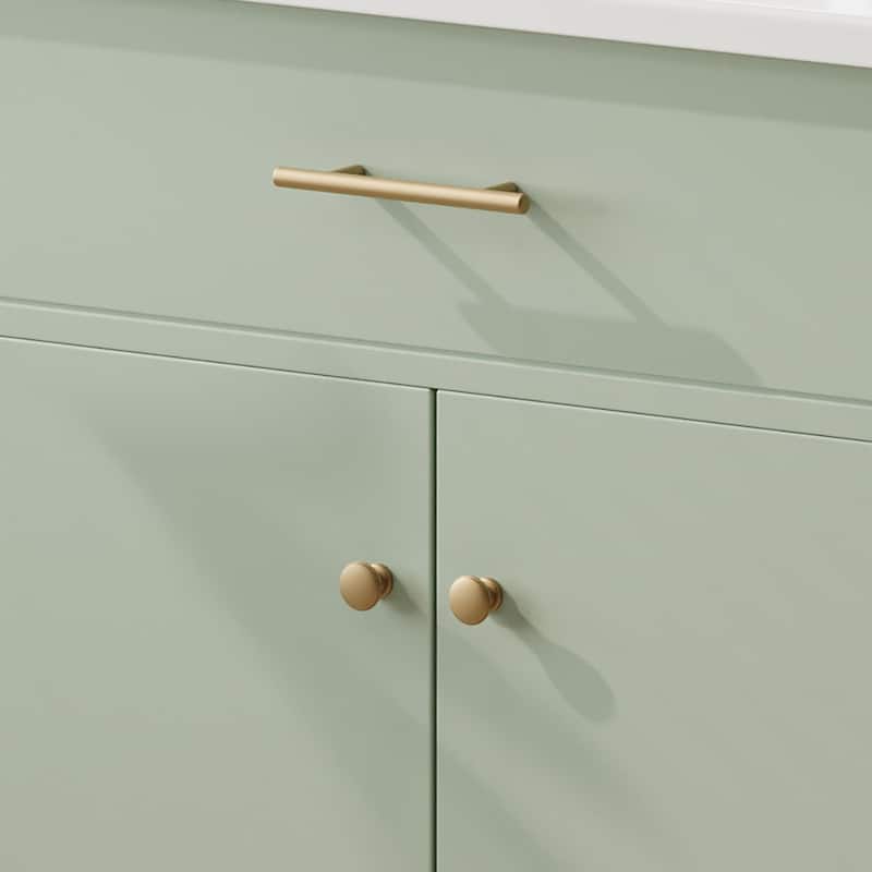 Bathroom Vanity with Sink, Bathroom Cabinet with Soft Close Doors and Adjustable Shelf