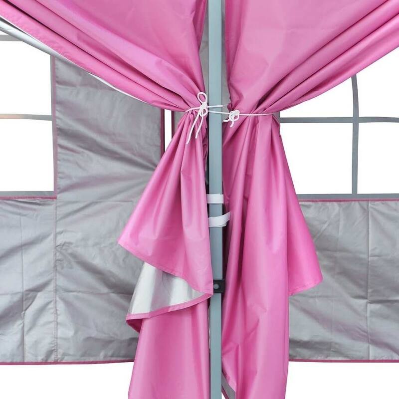 GDY 10x20 Ft Pop up Canopy Tent, Party Heavy Duty Instant Gazebo With 4 Removable Side Walls