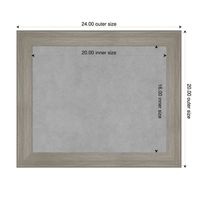 Amanti Art Grand Cherry Narrow Framed - 24 x 20 in - Grand Greywash Narrow