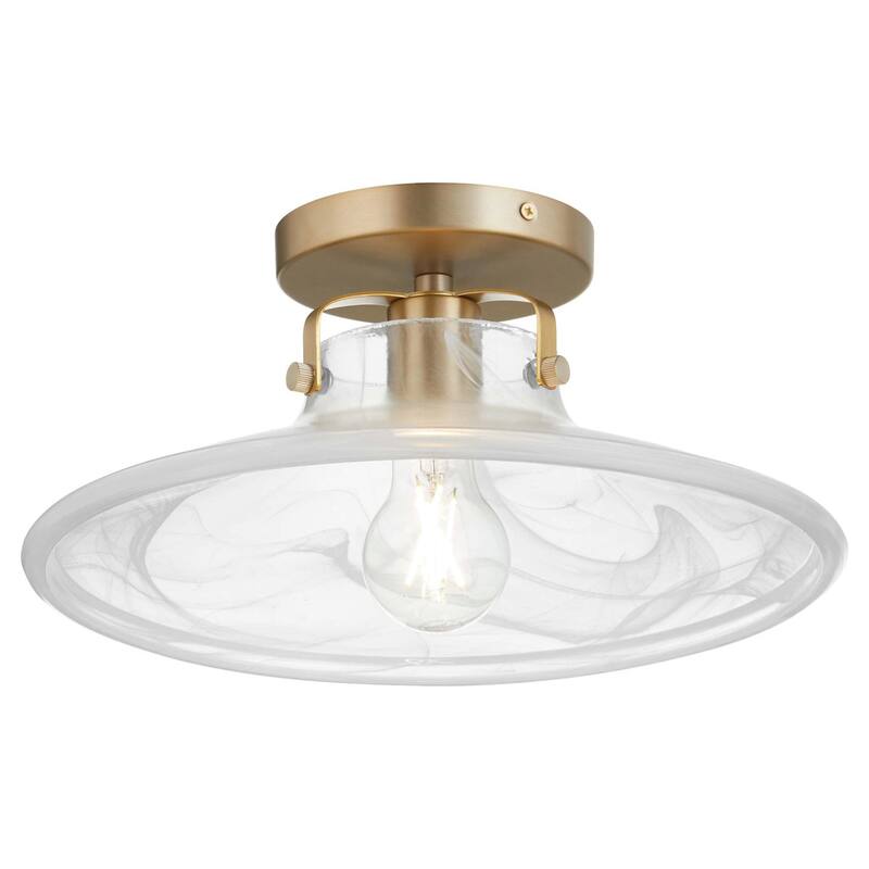 Quorum International 2820-13 Fort Worth 13" Wide Semi-flush Ceiling