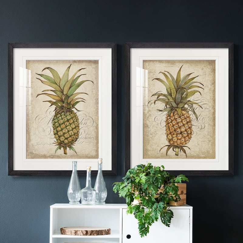 Pineapple Study I Premium Framed Print - Ready to Hang - Multi-Color