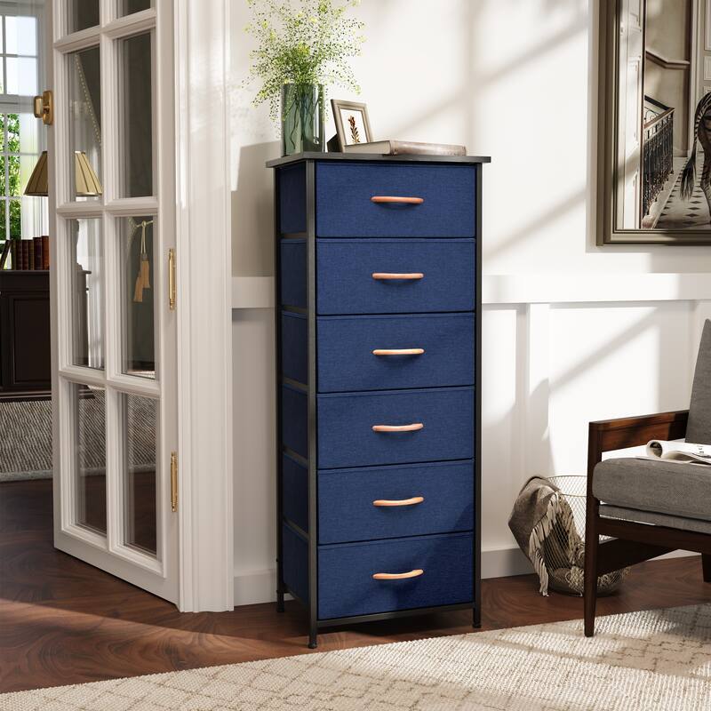VredHom 6 Drawers Vertical Dresser Storage Tower