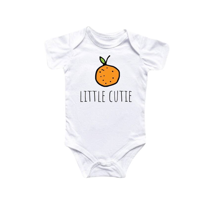 Little Cutie - Baby Boy Girl Clothes Infant Bodysuit Funny Cute Newborn - Natural - Newborn