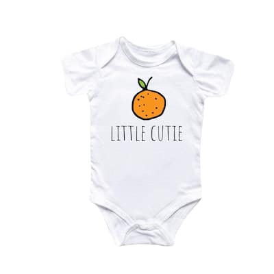 Little Cutie - Baby Boy Girl Clothes Infant Bodysuit Funny Cute Newborn