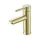 preview thumbnail 1 of 12, Elegant Lighting FAV-1008 Mia 1.5 GPM Single Hole Bathroom Faucet Brushed Gold