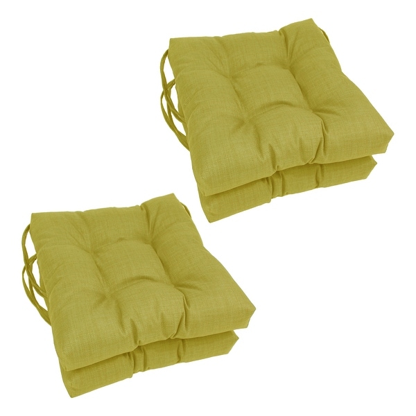 16-inch Square Indoor/Outdoor Chair Cushions (Set of 4) - 16 x 16