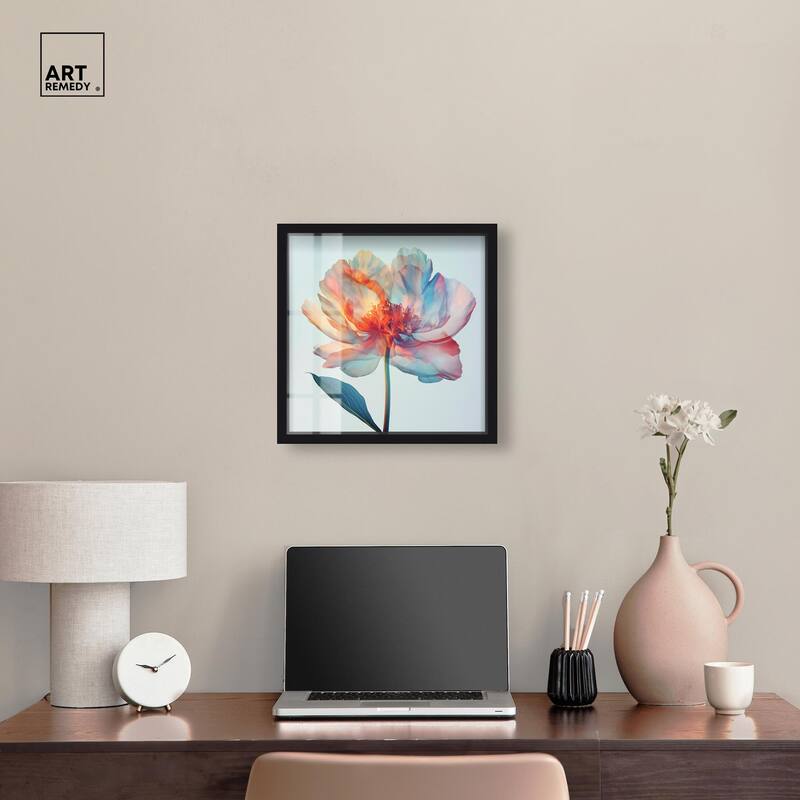 Peony Phases Shadowbox by Art Remedy
