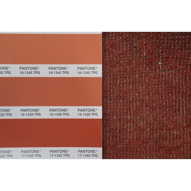 Hand Knotted Oriental 100% Wool Carpet Traditional Geometric Oranges & Rust Sarouk Area Rug - 15' 8'' X 10' 4''