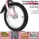 preview thumbnail 4 of 25, 16in Sporty Kids Bike with Training Wheel and Stand Adjustable Saddle