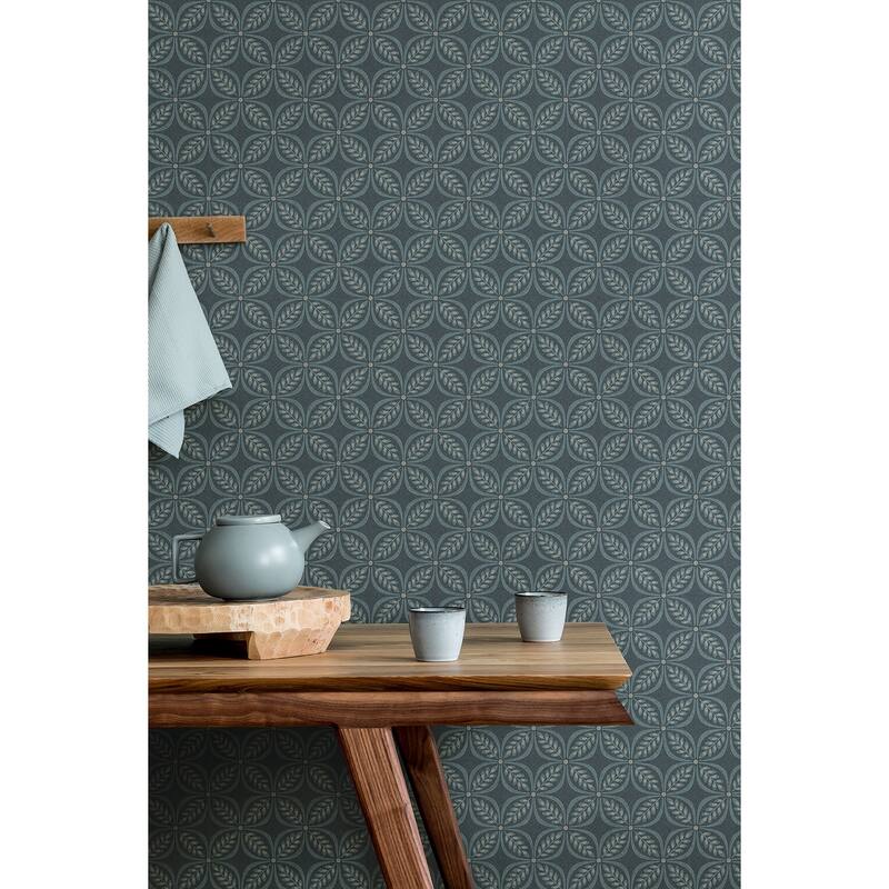 Morgrove Blue Trellis Wallpaper