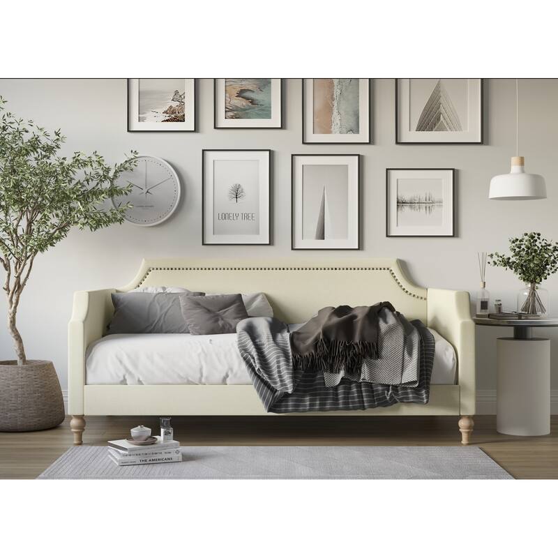 Pita Upholstered Twin Daybed - Beige