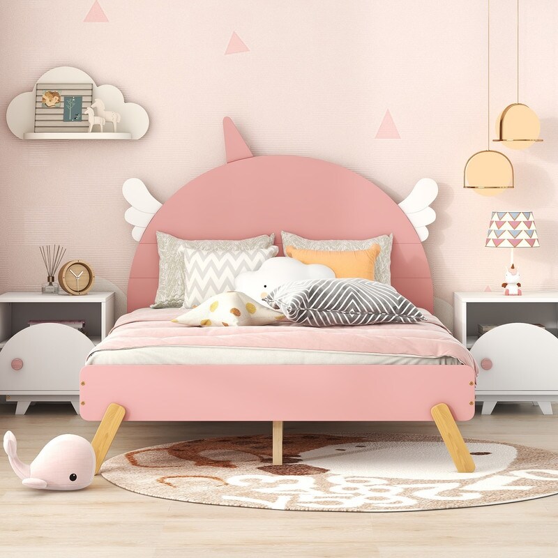 Unicorn twin outlet bed frame
