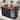 72 inch Farmhouse Kitchen Island Barn Door Engineered Wood Drop Leaf