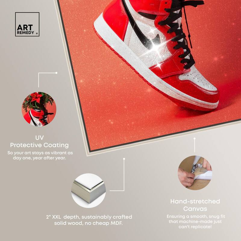 Holiday Sneaker Canvas by Art Remedy