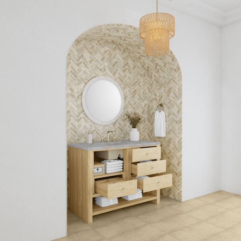 James Martin Vanities D404-V48-FVSL Marigot 48" Free Standing Single