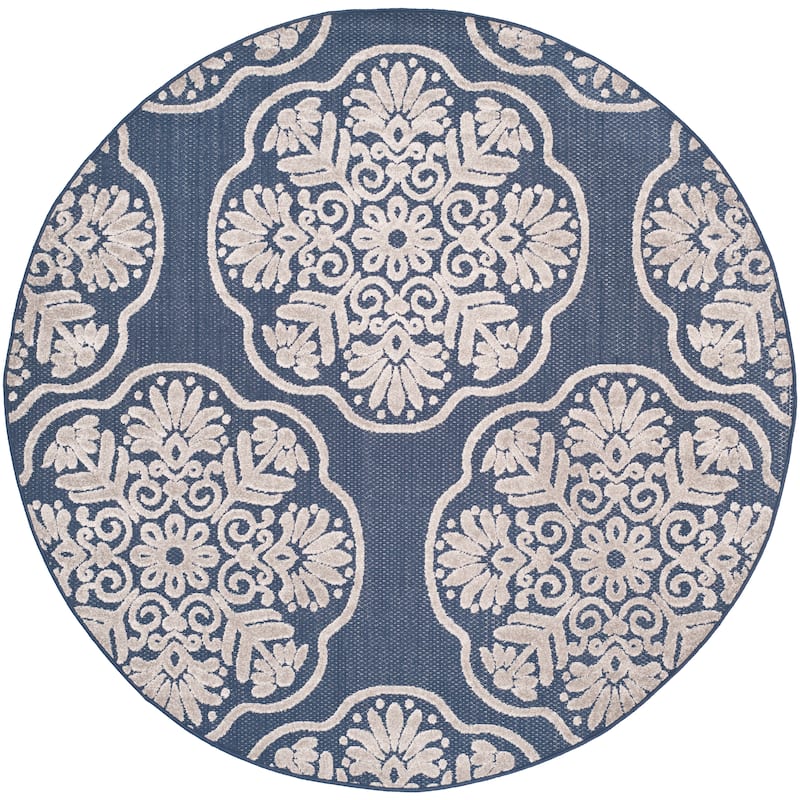 SAFAVIEH Cottage Magnhild Indoor/ Outdoor Patio Backyard Rug