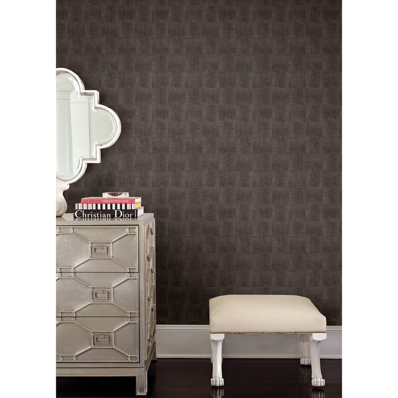 Kenneth James Odyssey Brown Wood Wallpaper - 27in x 324in x 0.025in