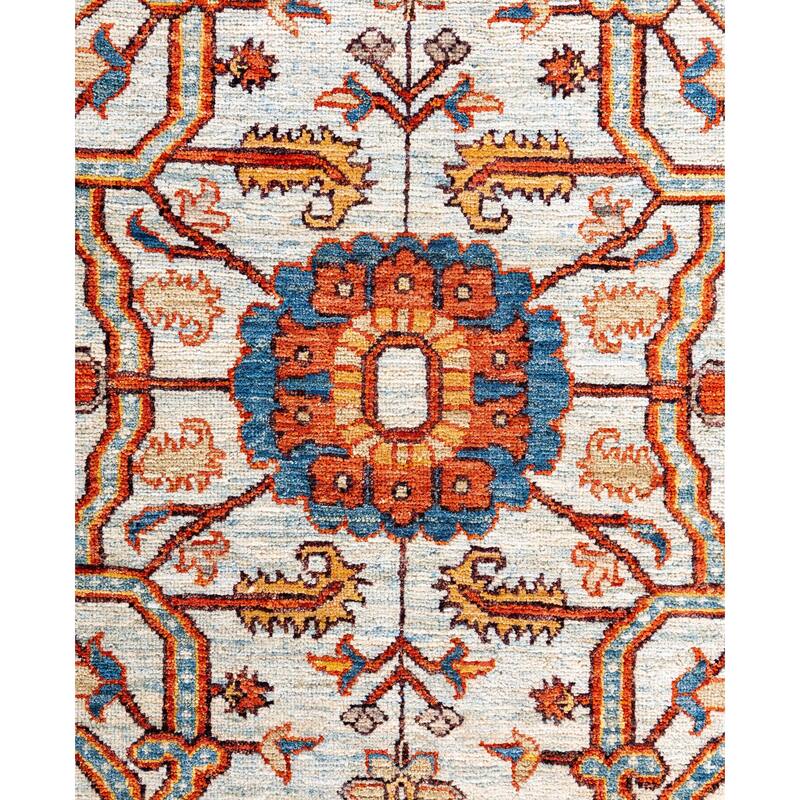 Serapi One-of-a-Kind Hand-Knotted Area Rug - Ivory - 8' 9" x 12' 2"