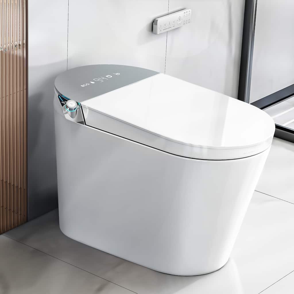 Yulika G7Pro Luxury Smart Toilet with Built in Bidet Seat with Tank Remote Control Remote Control and Flushing