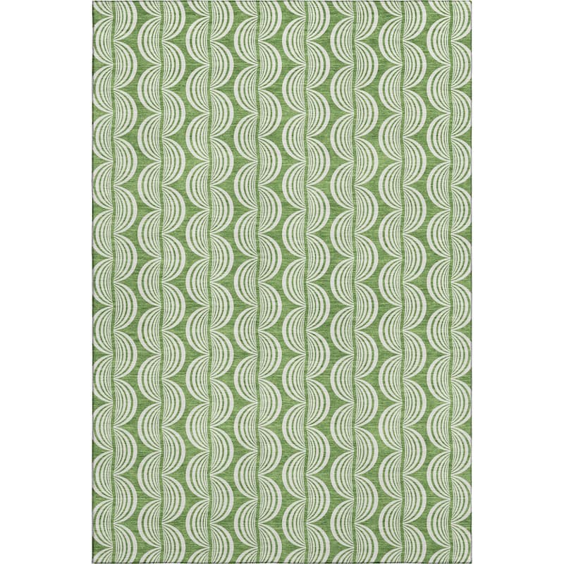 Premium Washable Super Soft Transitional Scallop Mayfield Rug