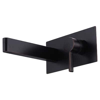 WOWOW Modern Minimalist Wall-Mounted Single-Handle Basin Faucet