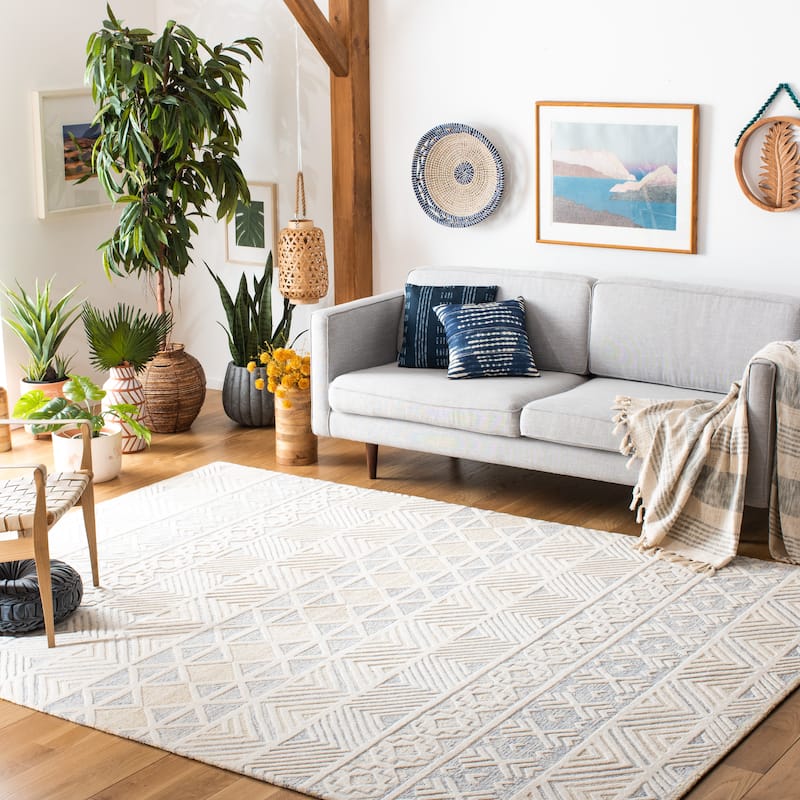 SAFAVIEH Handmade Artistry Mahmure Moroccan Wool Rug