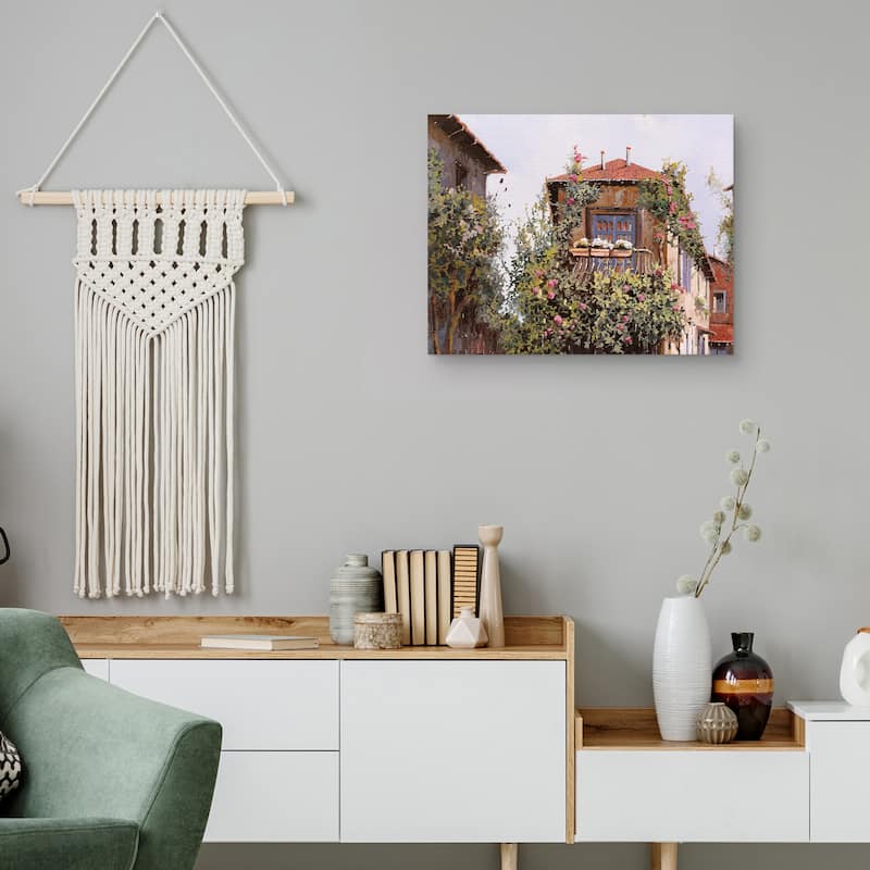 Salitella a Cagnes by Guido Borelli Canvas Art Print