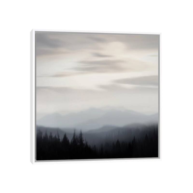 iCanvas "Mountain Vista II" by Madeline Clark Framed Canvas Print - White - 37x37