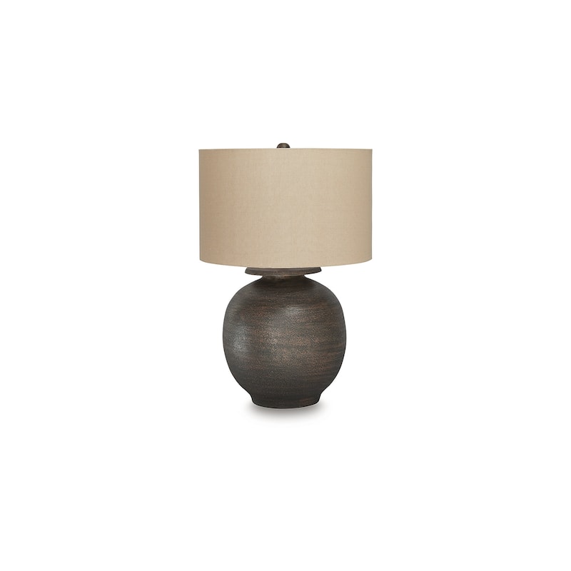 Signature Design by Ashley Carlenbury Brown Table Lamp - 19.25" W x 19.25" D x 29.25" H