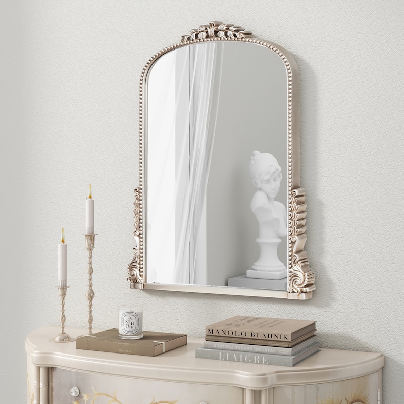 Traditional Baroque Arch Wall Mirror