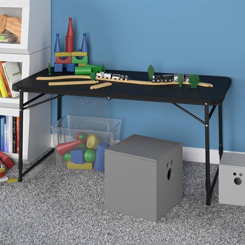 COSCO Indoor/Outdoor 4 ft. Fold-in-Half Portable Utility Table