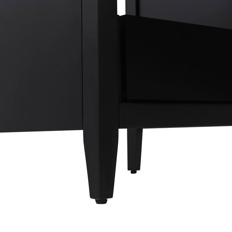 Bathroom Vanity with Sink,Door Shelf,Soft-closing Door