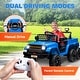preview thumbnail 6 of 25, Qaba 12V 4x4 Kids Ride on Truck with Back Trailer, 2WD/4WD Switchable Kids Electric Car with Parent Remote Control, Red