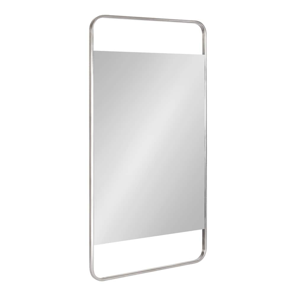 Kate and Laurel Nobles Radius Corner Framed Mirror