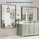 preview thumbnail 66 of 141, Apmir Metal Frame Tempered Glass Bathroom Vanity Mirror for Wall, Cloakroom, Bedroom