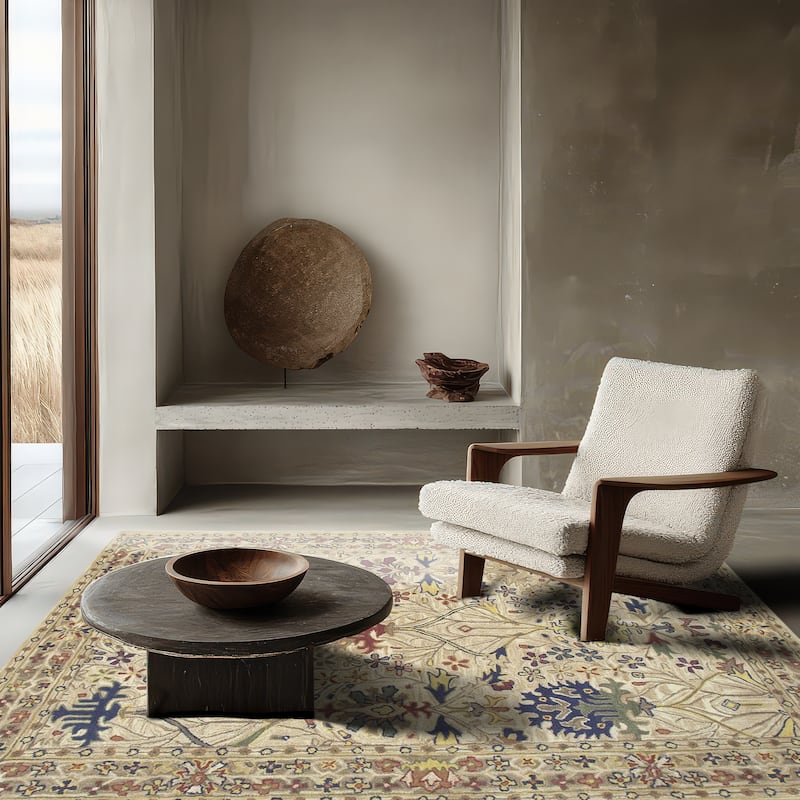 EORC Area Rug for Bedroom and Home Décor - Handmade Wool Rug Provides