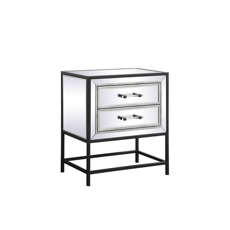 Modern Mirrored End Table
