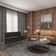 preview thumbnail 4 of 17, Bronze Metal Storage Bench with Tufted Faux Leather